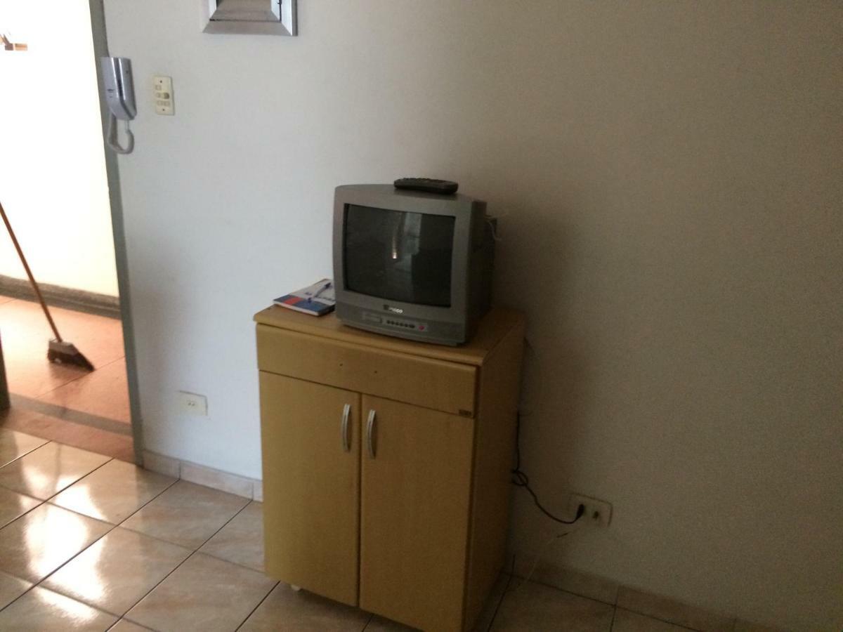 Apartamento 1 Quadra Areia Appartement Praia Grande  Buitenkant foto