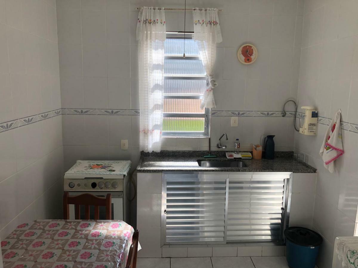 Apartamento 1 Quadra Areia Appartement Praia Grande  Buitenkant foto