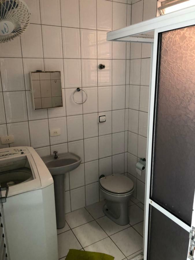 Apartamento 1 Quadra Areia Appartement Praia Grande  Buitenkant foto